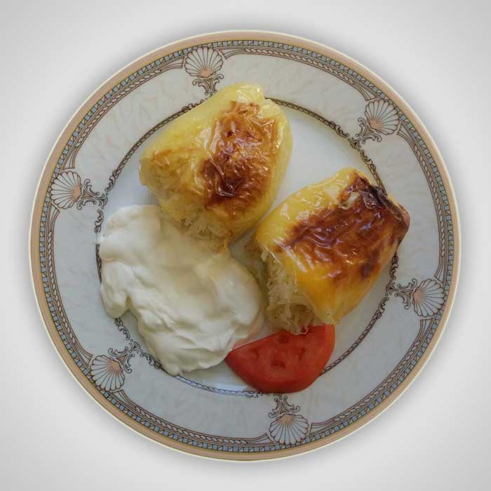 Punjene paprike sa krompirom